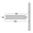 Planchet Gr Imp 19x96x4200mm