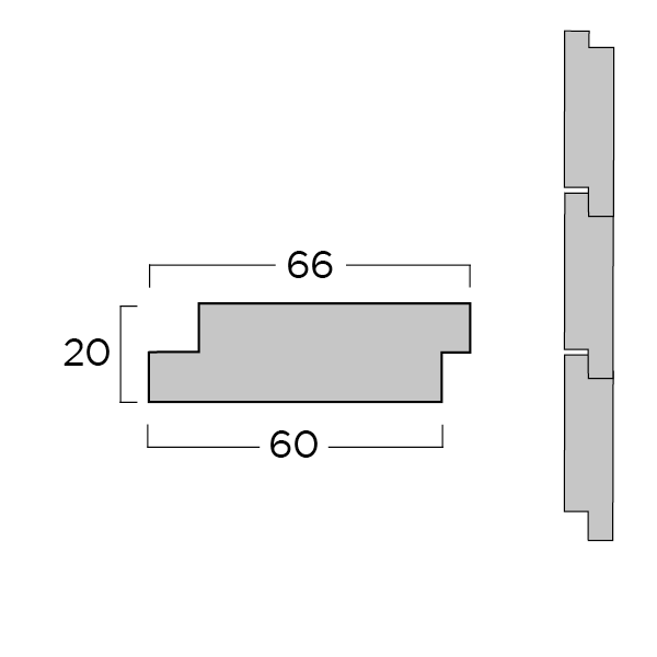 Z - Profiel Gr TW 20x66x4500mm