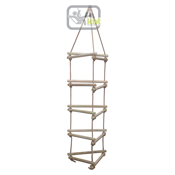 Touwladder driehoek - Einde Reeks