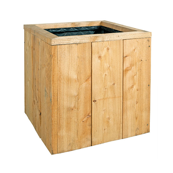 Asper Bloembak Vierkant 600x600x600mm BxDxH  EINDE REEKS