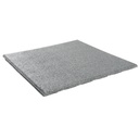 Rubbertegel  500x500x25mm  grijs