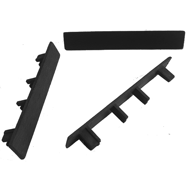 WPC eindkap - antraciet - 10st