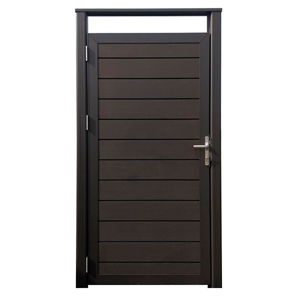 Compo deur Antraciet incl beslag en palen 900x1800mm (draai 4/1)