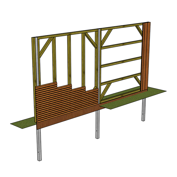 Wandkaderpakket 1800x1800mm
