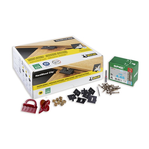 [TC11200] Terras clips 11 m² ( 5 mm ) 200screw - 185 fast