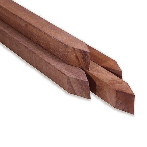 [VPAZO4040600] Azobe paaltje 40x40x600mm gepunt