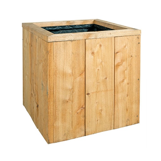 [ASPER600600600] Asper Bloembak Vierkant 600x600x600mm BxDxH  EINDE REEKS