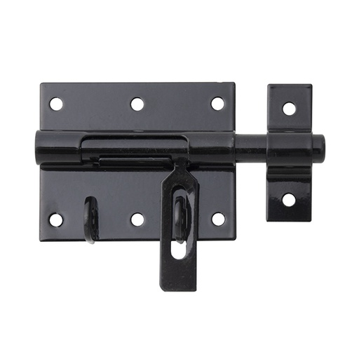 [137311] Bout-sluitgrendel verz zwart coat80/116