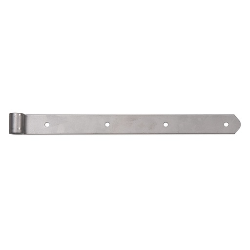 [340841] Heng recht afgerond RVS 400⌀16