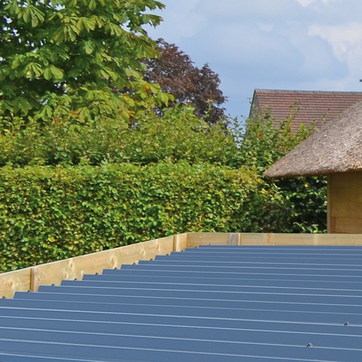 Staalplaat  3,5m RAL7016